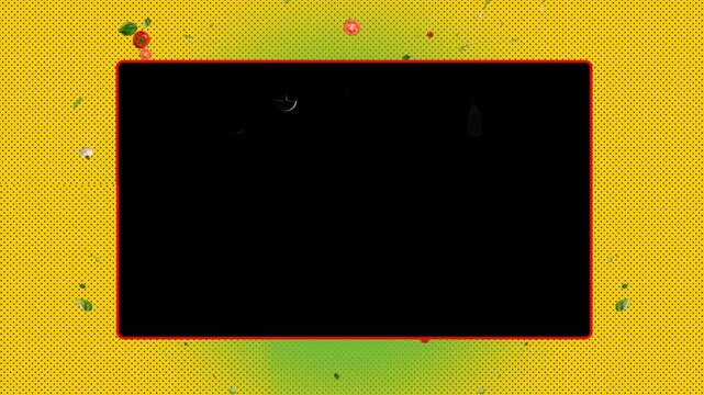 Vibrant Kitchen Cooking Show Frame Animation