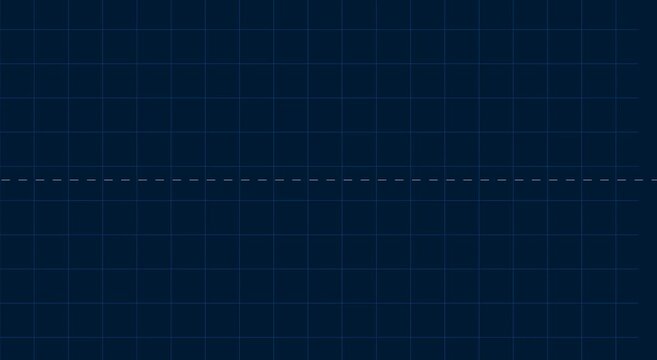 Digital grid animation background, motion for technology, and data analysis