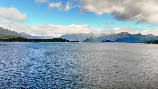 Manapouri Drone Footage, Fjordland, New Zealand
