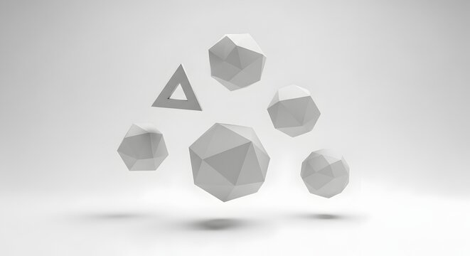 Minimal Floating Polygon Background
Abstract Geometric Shape Composition
Modern White Polyhedron Design
Contemporary Floating Geometry Artwork
Elegant Minimal Polygon Illustration
Futuristic 3D Shape 