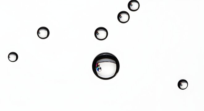 Minimal Water Droplet Abstract Design
Clean Bubble Reflection Background
Transparent Liquid Sphere Composition
Elegant Water Drop Macro Illustration
Modern Minimal Bubble Texture
Abstract Floating Wat
