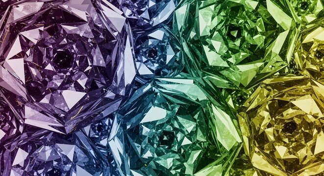 Colorful Crystal Gem Abstract Background
Rainbow Diamond Texture Design
Luxury Multicolor Gemstone Pattern
Sparkling Crystal Kaleidoscope Artwork
Vibrant Jewel Inspired Composition
Reflective Gem Patt