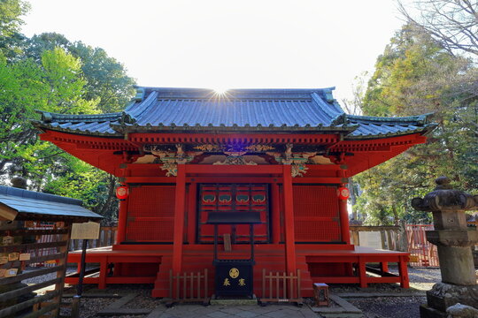 Semba Tosho-gu, a Shinto shrine near Kita-in in Kawagoe, Saitama, Japan