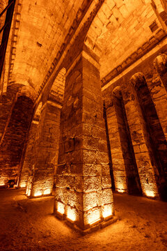Cistern in Dara Ancient City in Mardin, Turkiye