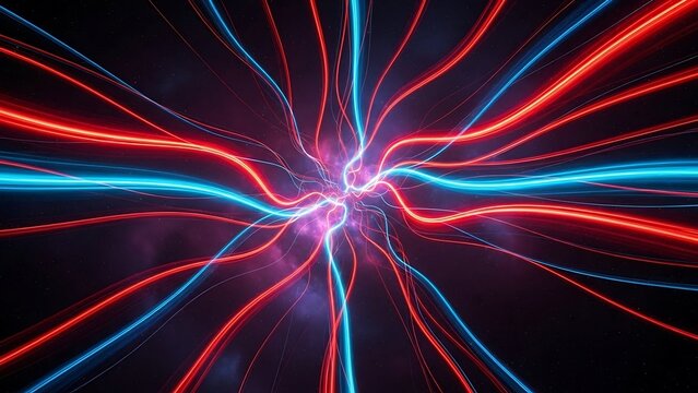 Electricity plasma light energy vibrant.