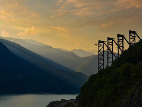 Enguri HPP, Country Georgia, Region Svaneti