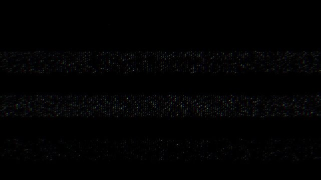 Digital Glitch Distortion with Colorful Horizontal Signal Interference and Static Noise 4k video