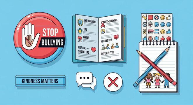 Stop Bullying Kindness Matters Social Issues Awareness.