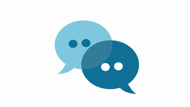 Online Chat Bubble Message Animation