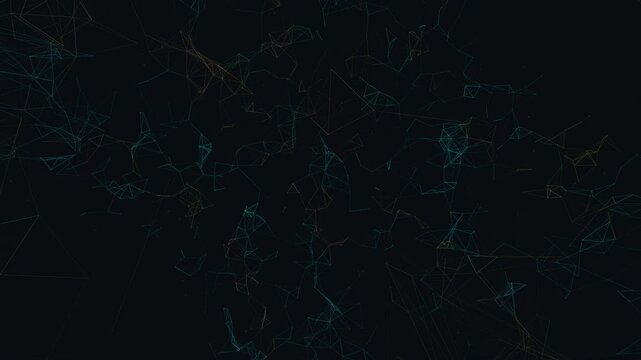 Flawless mathematical seamless loop of an hourglass. Generated via code, this 4K plexus background features ripple rings in thermal colors. Perfect for tech and cybernetic concepts.