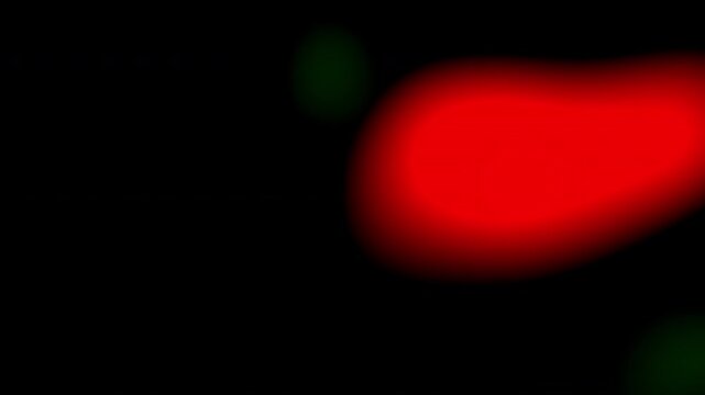 Light leaks animation overlay with multi color green and red. 4K video animation
