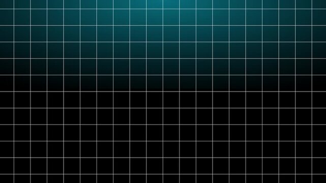 Abstract background with squares grid line animation. blueprint matrix graphic concept, retro style square print line loop pattern, computer loading screen. 