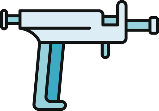 Piercing instrument showing equipment used for ear and body modification procedures