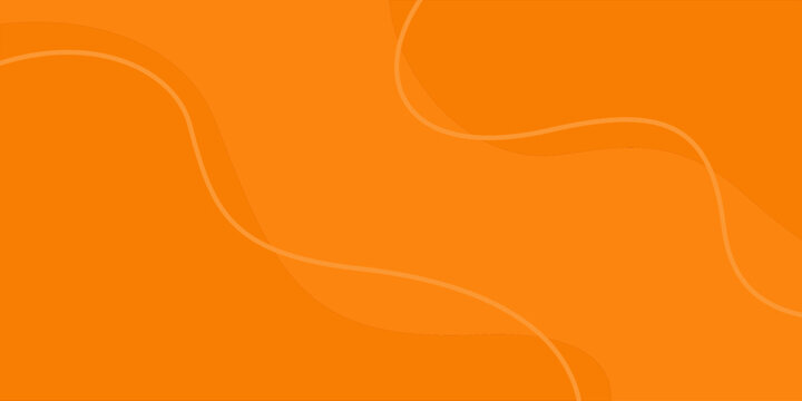 Orange Abstract Fluid Wave Background Modern Minimal Design Template