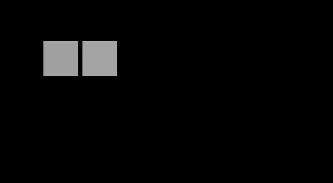 Minimalist abstract motion with shifting grey square animation