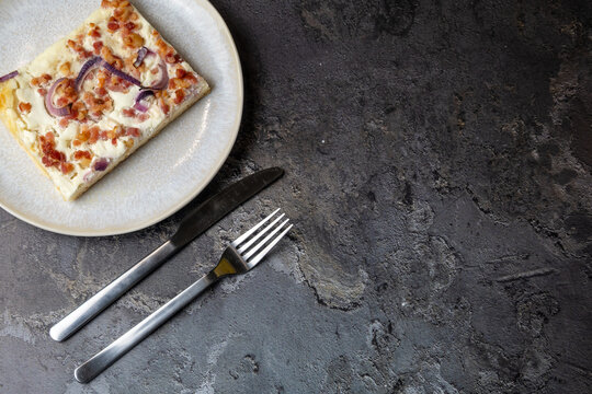 Traditional Hungarian Kenyerlangos Flatbread