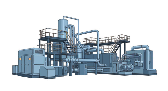 Industrial machinery equipment manufacturing plant.