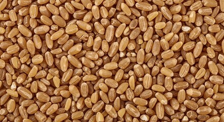 Fototapeta premium Wheat grains texture background closeup.