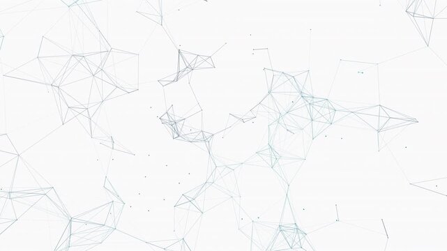 Flawless mathematical seamless loop of a spherical brain cloud. Generated via code, this 4K light plexus background features pulsing clusters in bio-luminescent colors. Perfect for tech.