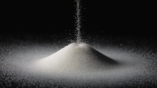 Sand Falling into a Pile Forming a Cone