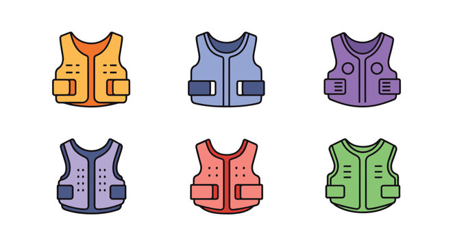 Chest Guard Line art vector clean graphic abstract