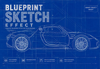 Bluprint Sketch Effects