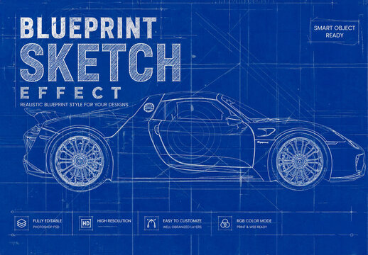 Bluprint Sketch Effects