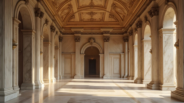 The elegance of a marble hall. Stunning marble architecture in luxurious interiors. Discover the beauty of grand marble spaces. Explore famous marble hall designs.