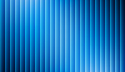 Deep serene blue vertical stripes with varying light and shadow creating a cool elegant abstract pattern © cicilia