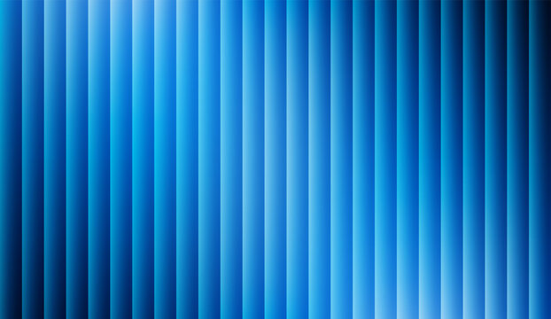 Deep serene blue vertical stripes with varying light and shadow creating a cool elegant abstract pattern