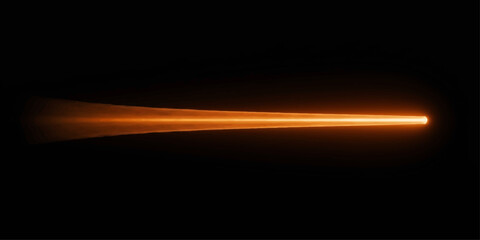 Fototapeta premium Abstract background vector featuring glowing lines and digital light effects with orange fire energy waves and blue motion flares on a dark black space backdrop illustration