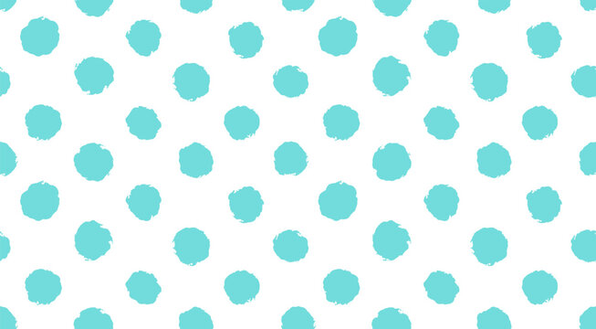 hand drawn bold oversized dots vector texture. small polka dot seamless pattern background.hand drawn circle textile