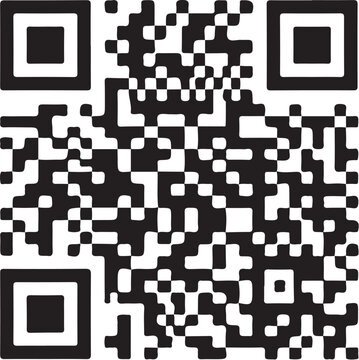 QR code on white background