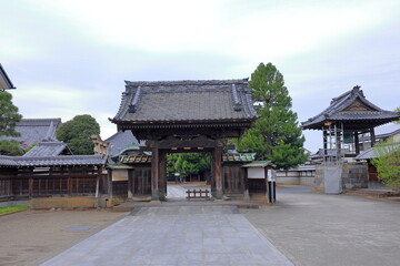 Fototapeta premium Buddhist temple near Kita-in in Kawagoe, Saitama, Japan