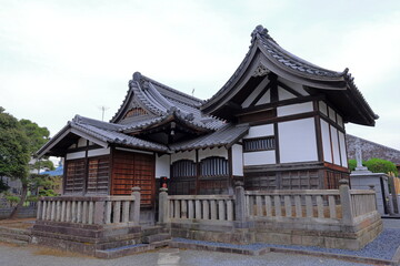Obraz premium Buddhist temple near Kita-in in Kawagoe, Saitama, Japan