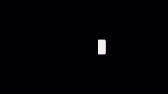 Like icon animation with alpha channel, Reveal like animation, Social media Flat Design like, Like button Animation on a transparent background
