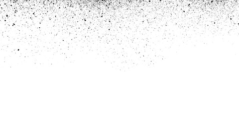 Obraz premium Black spray paint splatter texture isolated on transparent background