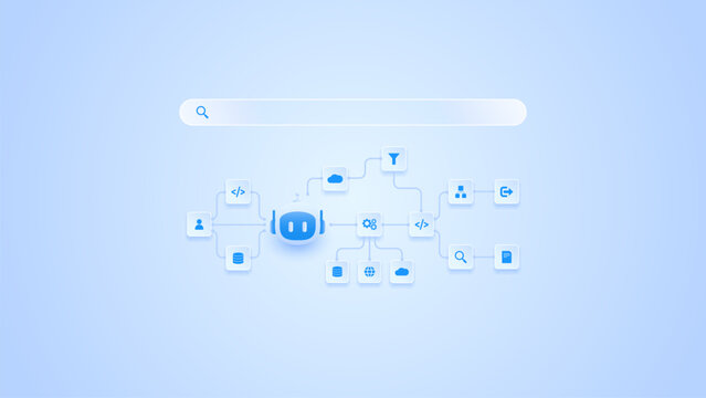 AI workflow automation machine learning with cloud integration and digital network processing.