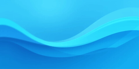 Fototapeta premium Blue abstract wave background vector illustration for business wallpaper design