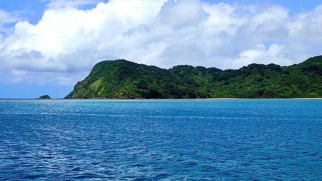 秘境・奥西表に広がる亜熱帯の山々と青い海