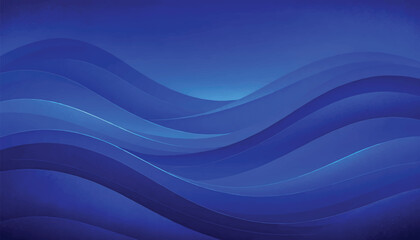 Fototapeta premium Adobe Illustrator Artwork, Blue Wave Background