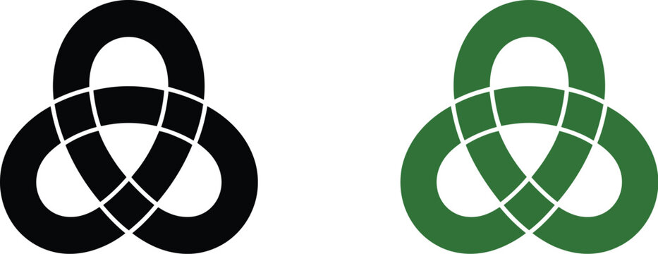 Infinity loop vector, illustration, clean intertwined infinity shapes in minimalist style for logo branding relationship and abstract symbol graphics.