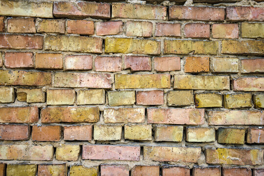 red brick wall