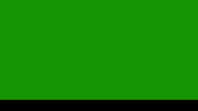Modern Corner Lower Third Animation Motion Graphics | Clean Green Screen Overlay Element