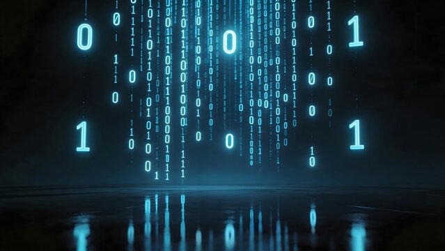 Digital binary code stream with reflections
