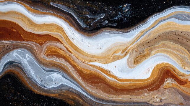 Vibrant Earthy Agate Geode Pattern