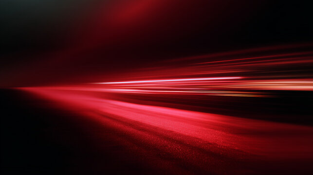  Red motion blur background with cinematic light streaks
