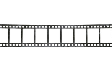 Fototapeta premium A film strip icon on transparent background for cinematic designs