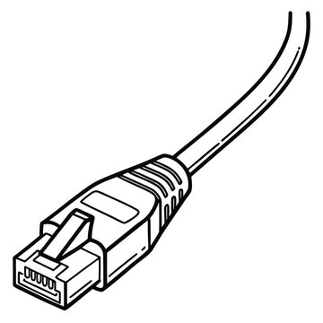ethernet cable vector icon copy