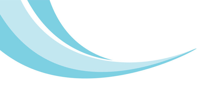 Abstract blue waves background, minimal waves design concept